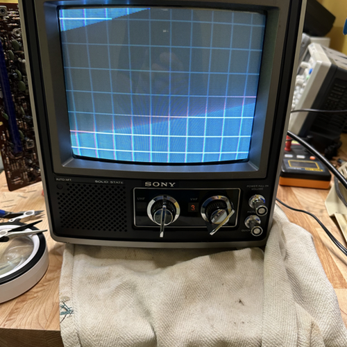 TV after pincusion fixed